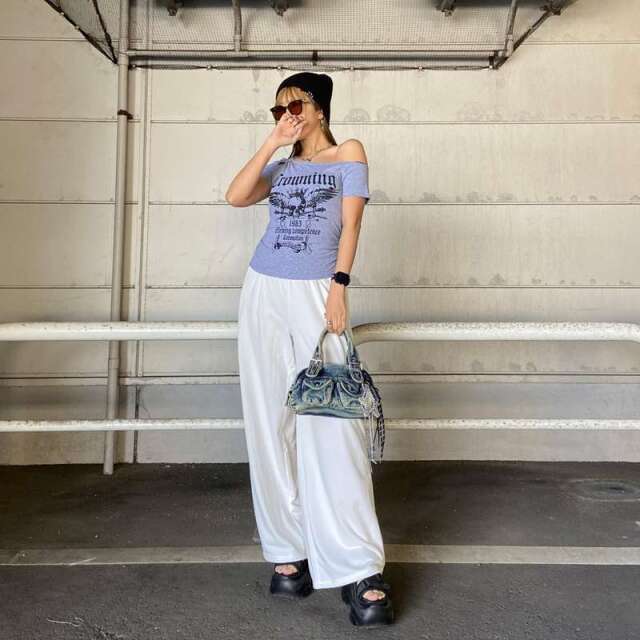 ドクロサイドドロストTシャツ
