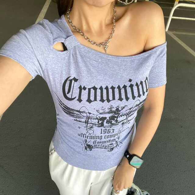 ドクロサイドドロストTシャツ