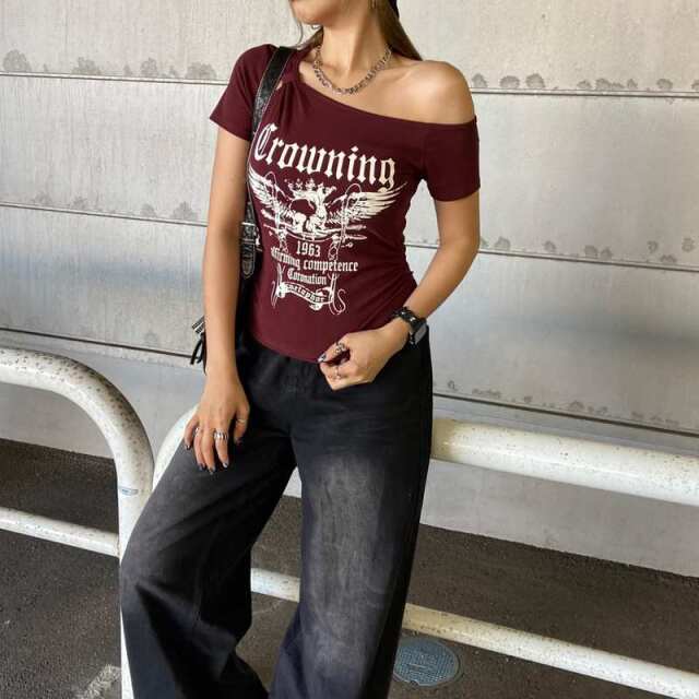 ドクロサイドドロストTシャツ