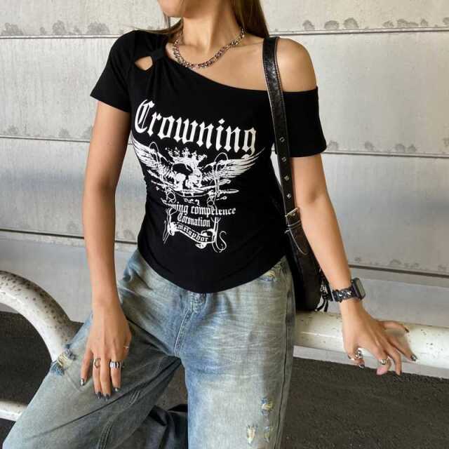 ドクロサイドドロストTシャツ