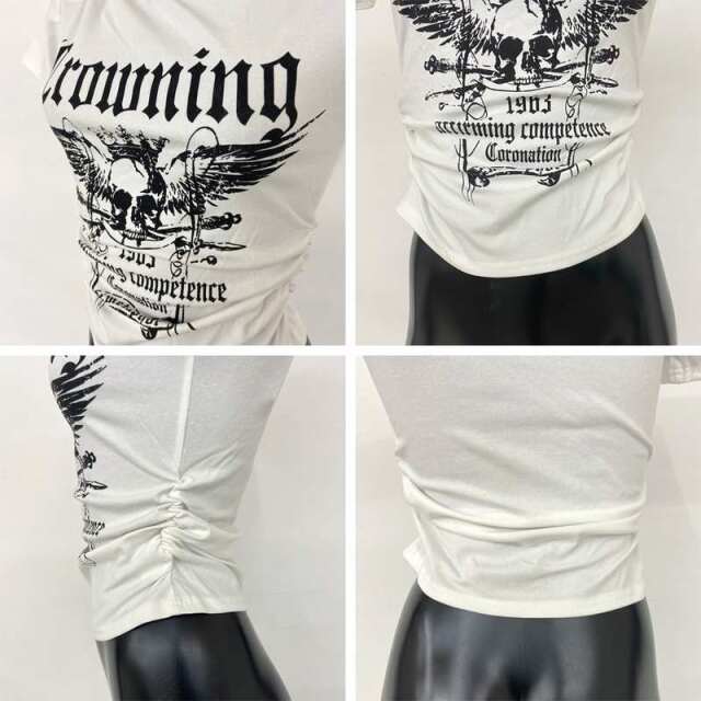 ドクロサイドドロストTシャツ