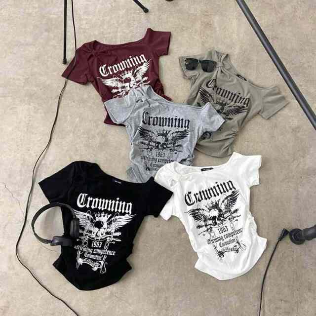 ドクロサイドドロストTシャツ