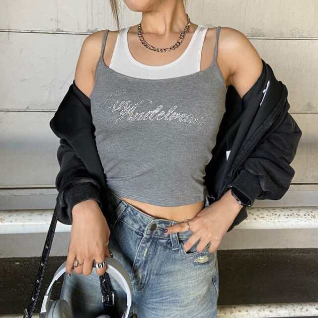 アンサンブル風ストーンキャミソール