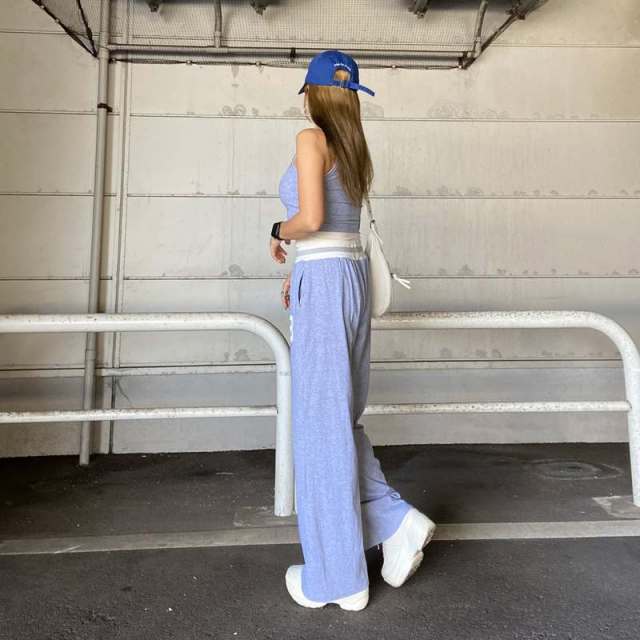 アンサンブル風タンクトップ・パンツセットアップ