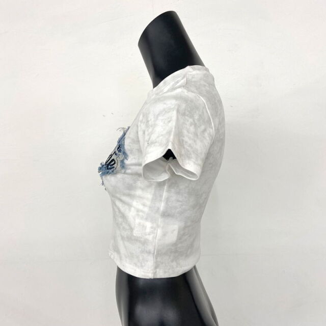 デニムストーンロゴチビTシャツ