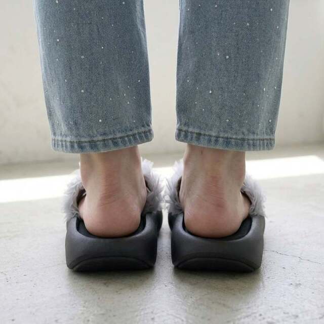 チュールサンダル