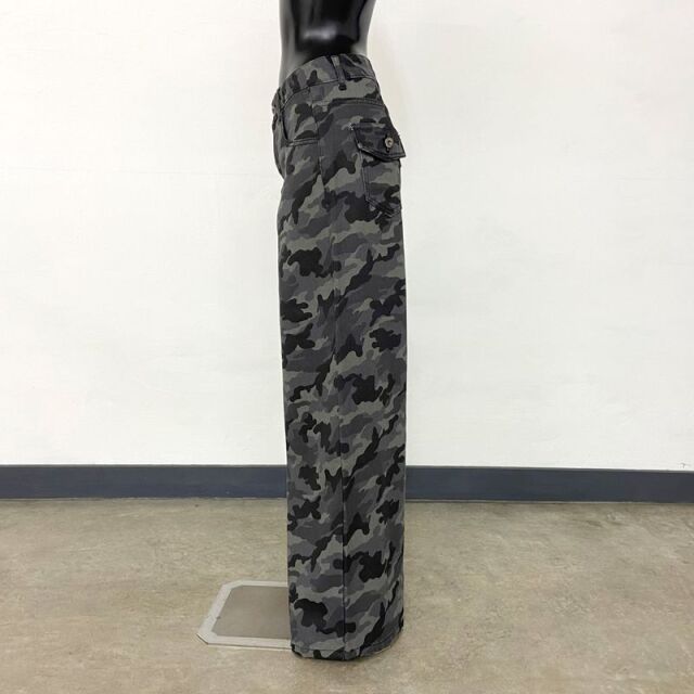 迷彩ワイドパンツ