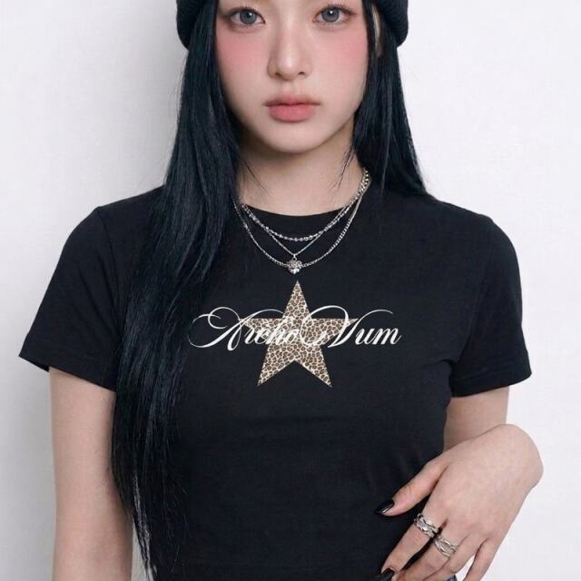 ヒョウスターロゴTシャツ
