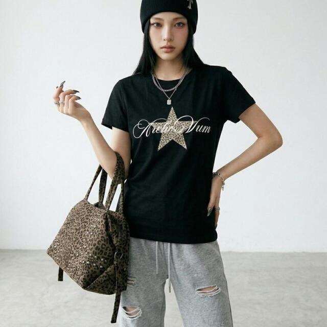 ヒョウスターロゴTシャツ