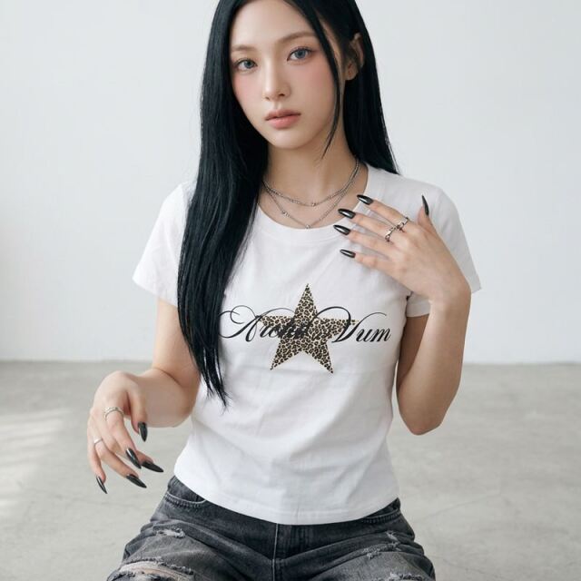 ヒョウスターロゴTシャツ