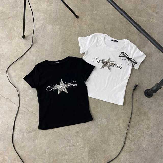 ヒョウスターロゴTシャツ