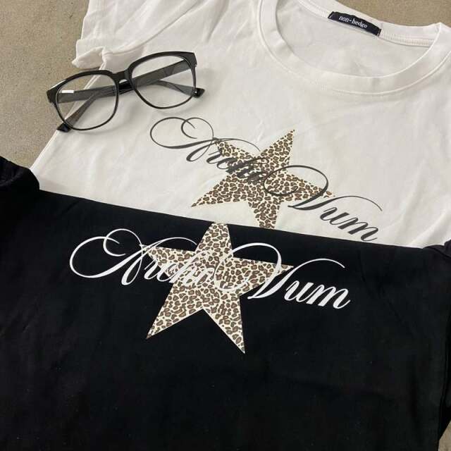 ヒョウスターロゴTシャツ