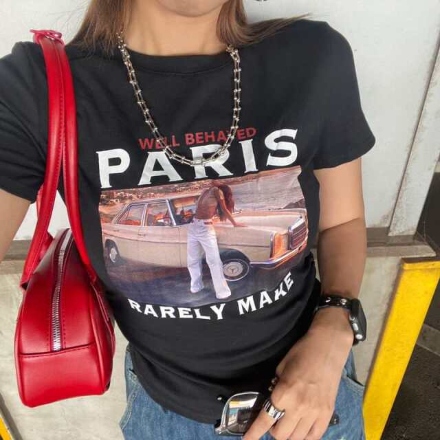 転写ドロストTシャツ