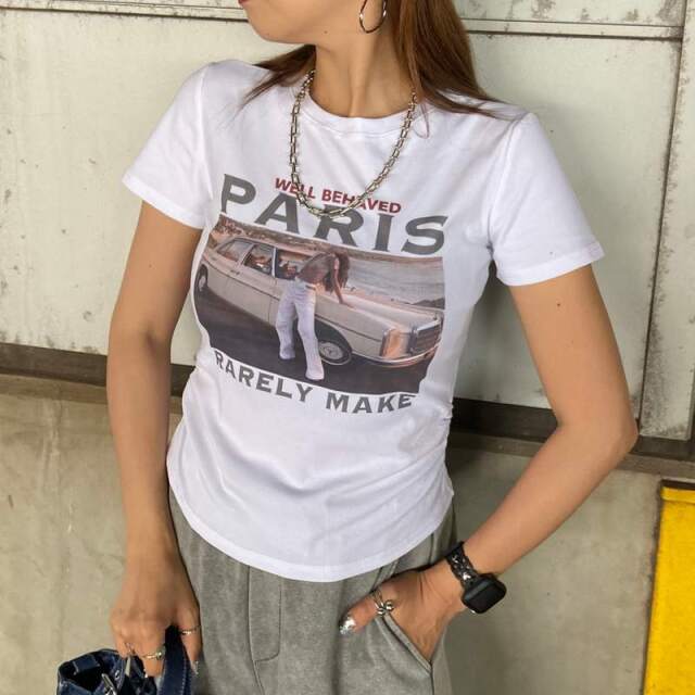 転写ドロストTシャツ