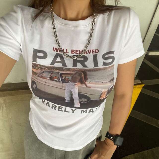転写ドロストTシャツ