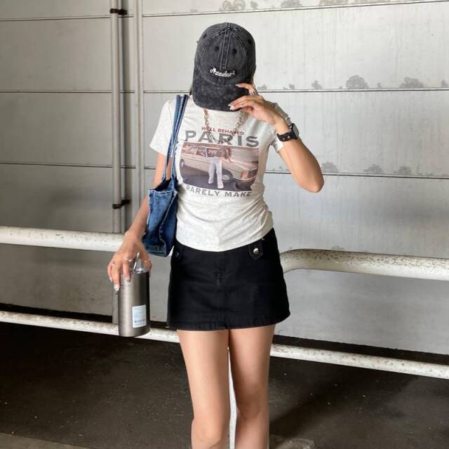 転写ドロストTシャツ