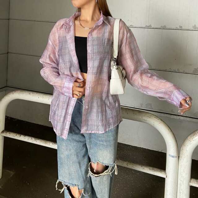 ストーンシアーチェックシャツ