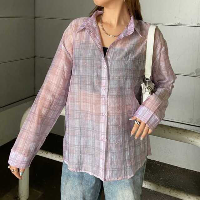 ストーンシアーチェックシャツ