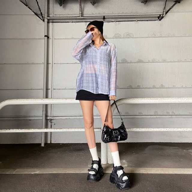 ストーンシアーチェックシャツ