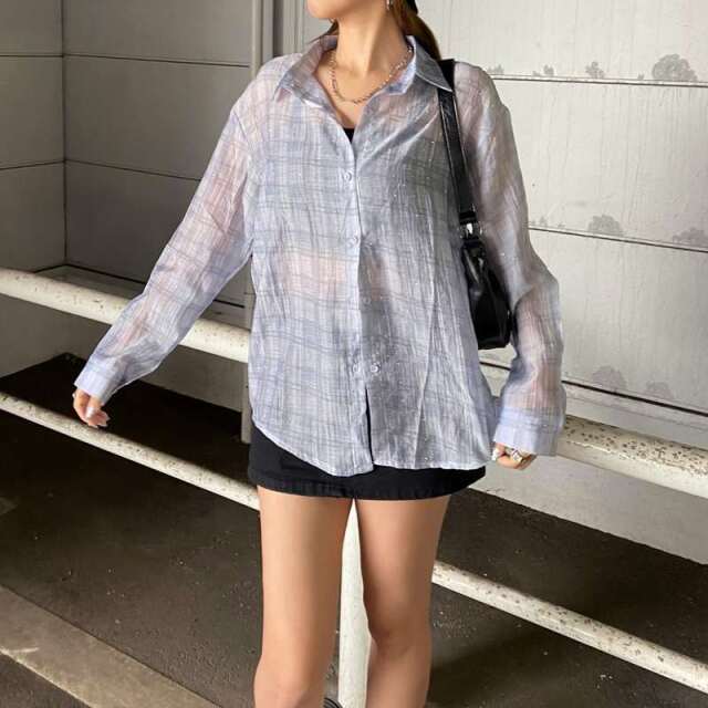 ストーンシアーチェックシャツ