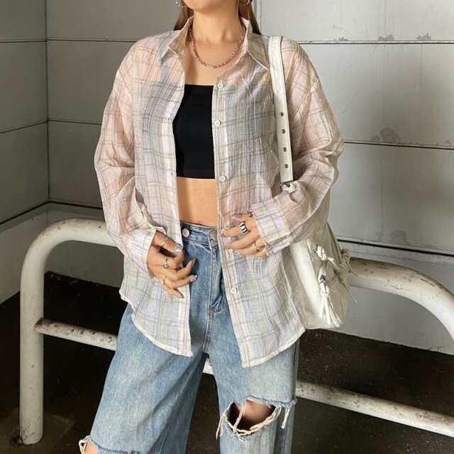 ストーンシアーチェックシャツ