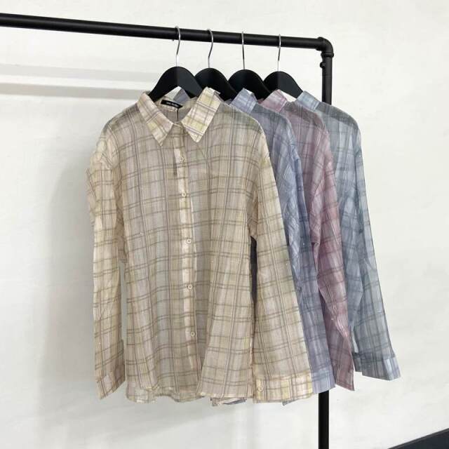 ストーンシアーチェックシャツ