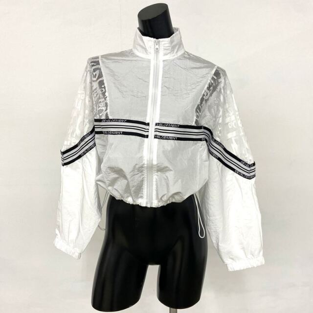 ラインレース切替トラックジャケット