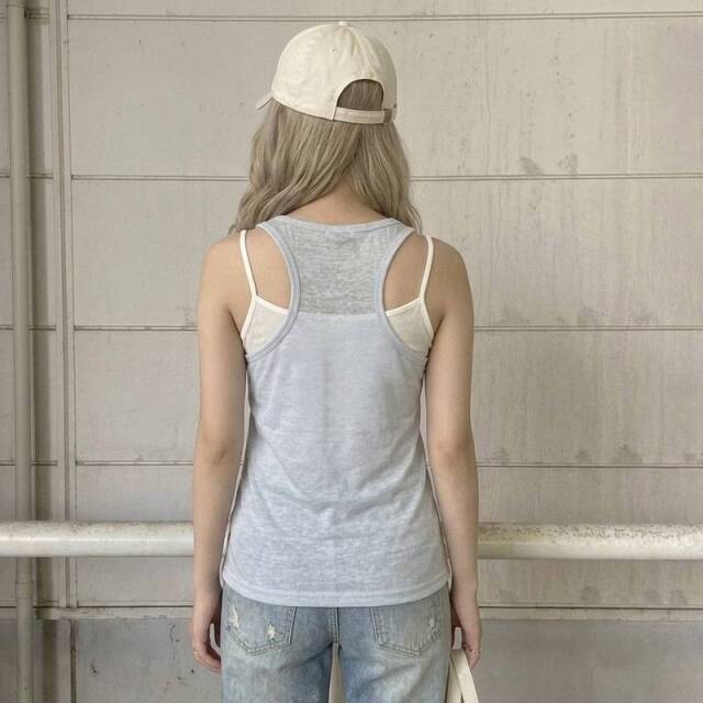 アンサンブルノースリーブトップス