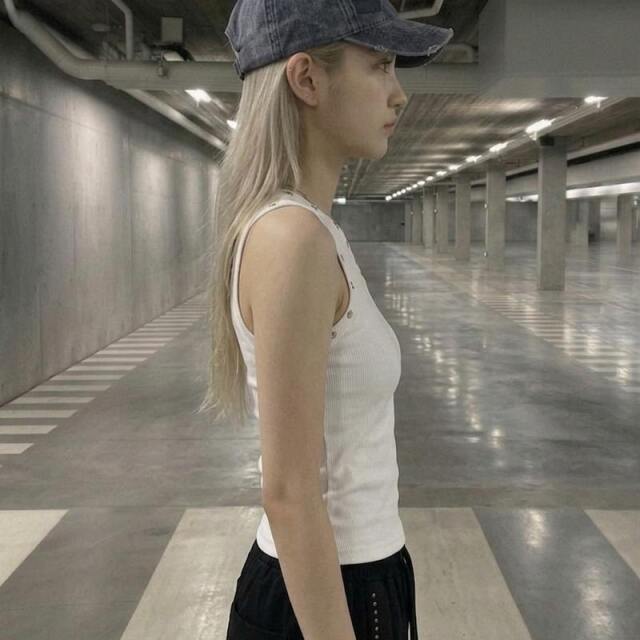 ハトメワンショルタンクトップ