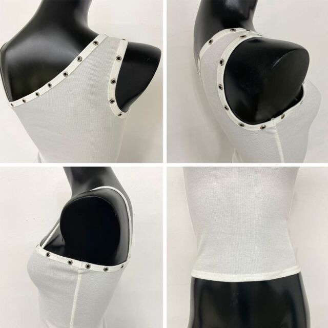 ハトメワンショルタンクトップ