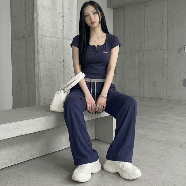 ヘンリーTシャツ・パンツセットアップ