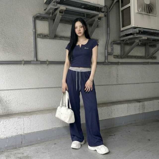 ヘンリーTシャツ・パンツセットアップ