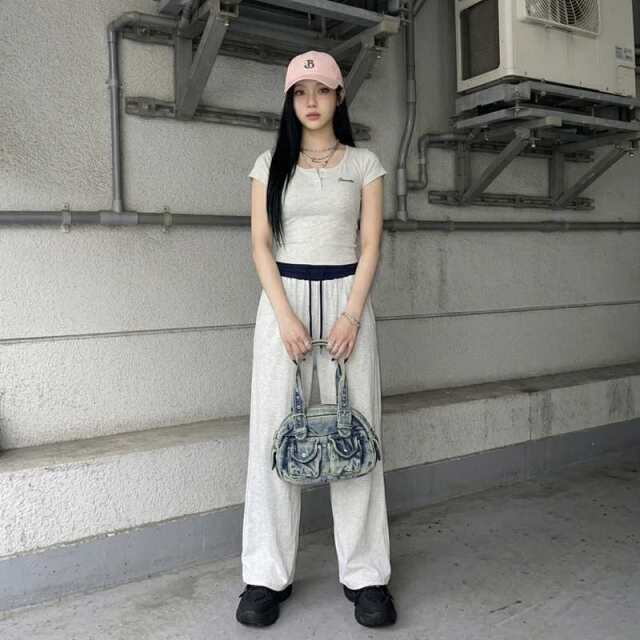 ヘンリーTシャツ・パンツセットアップ