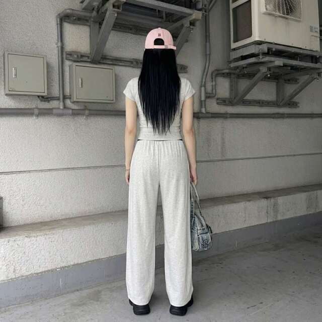 ヘンリーTシャツ・パンツセットアップ