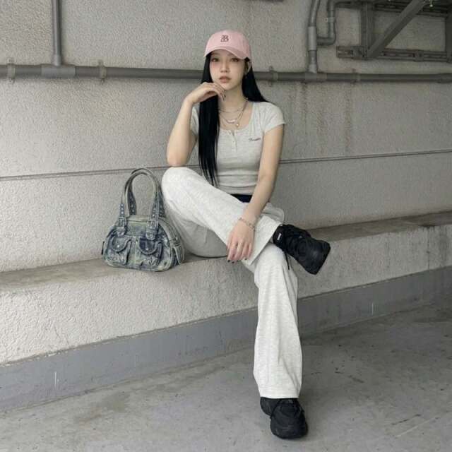 ヘンリーTシャツ・パンツセットアップ