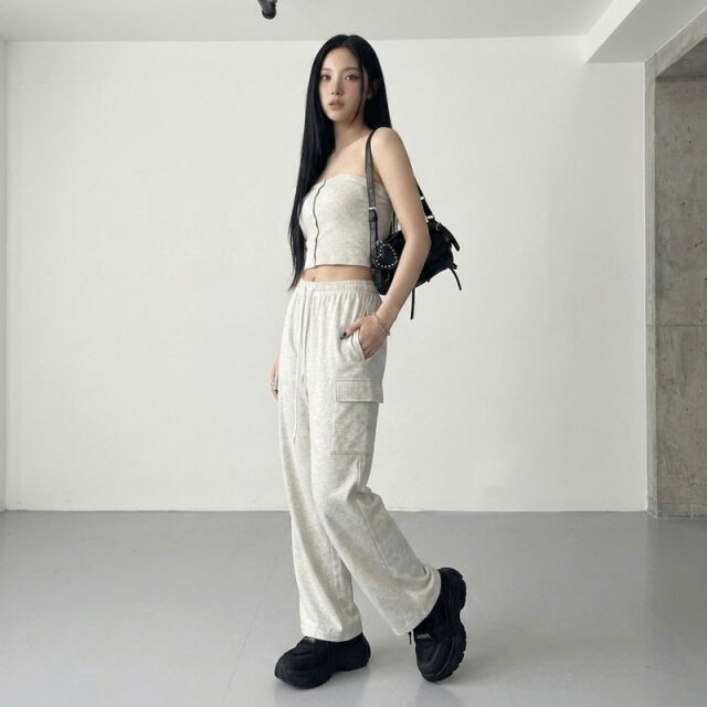 ベアトップ・パンツセットアップ