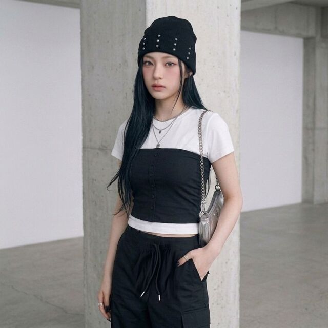 ベアトップ・パンツセットアップ