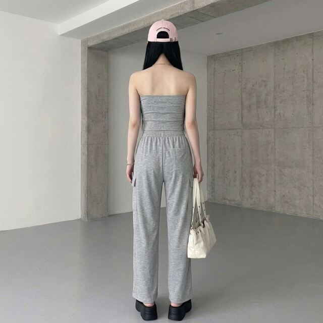 ベアトップ・パンツセットアップ