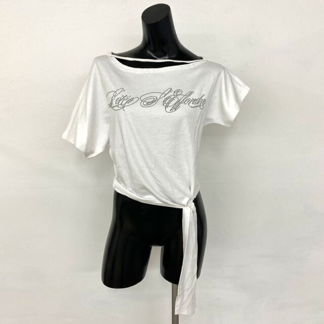 ストーン前しばりオフショルダートップス