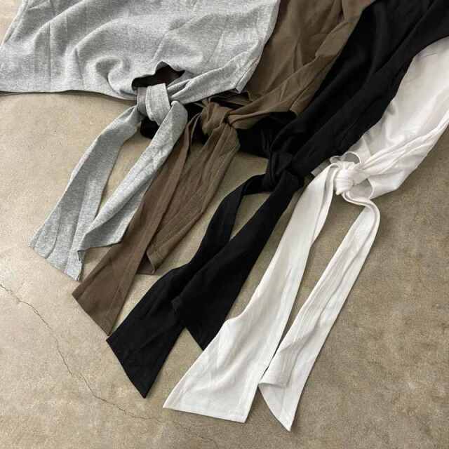ストーン前しばりオフショルダートップス
