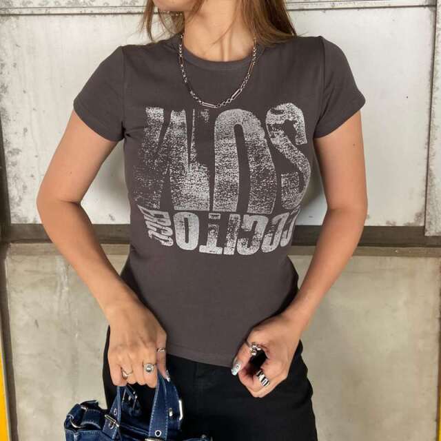 シルバービッグロゴTシャツ