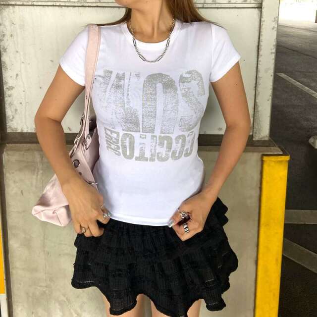 シルバービッグロゴTシャツ
