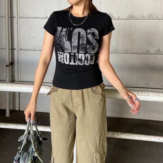 シルバービッグロゴTシャツ