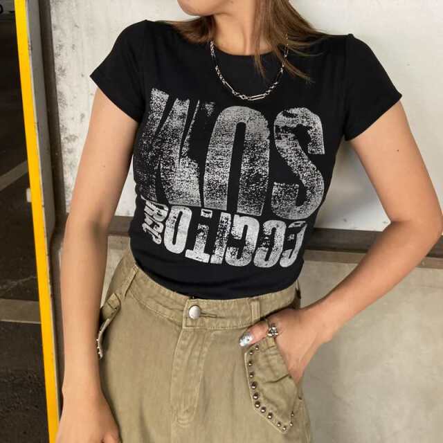 シルバービッグロゴTシャツ