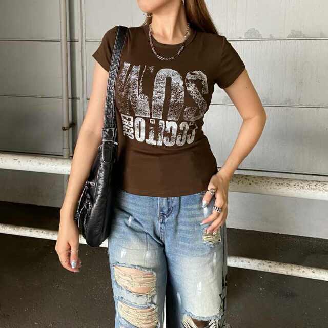 シルバービッグロゴTシャツ