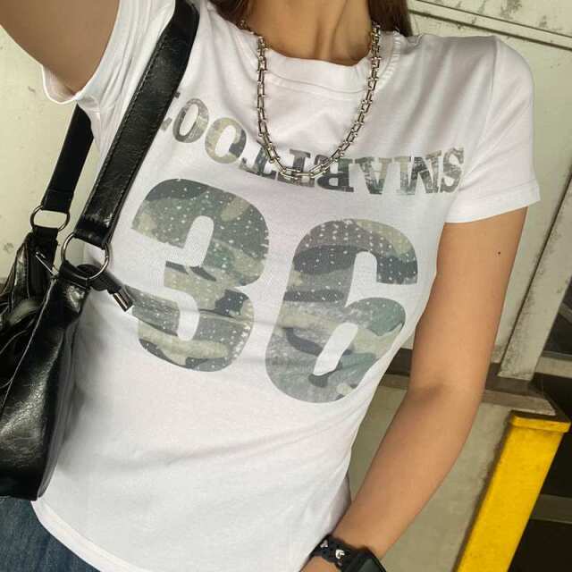 迷彩ロゴTシャツ