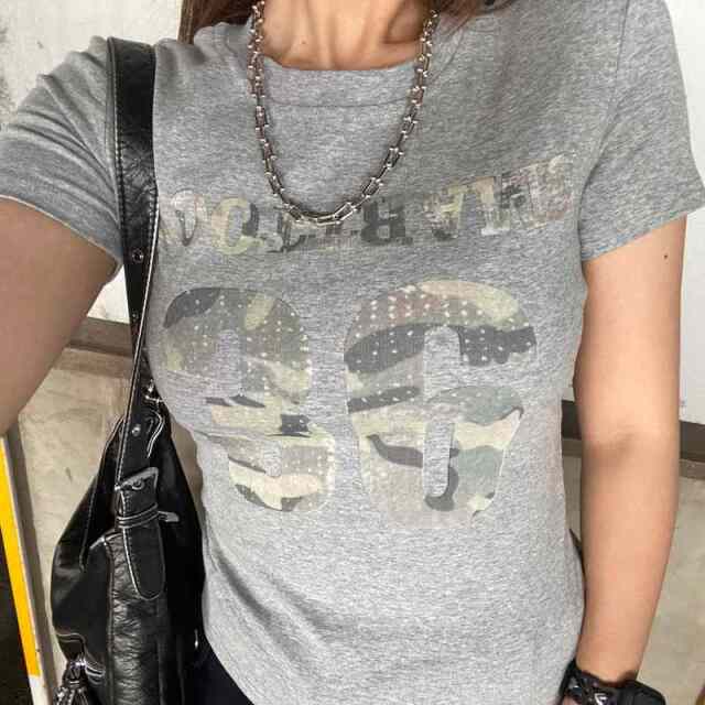 迷彩ロゴTシャツ
