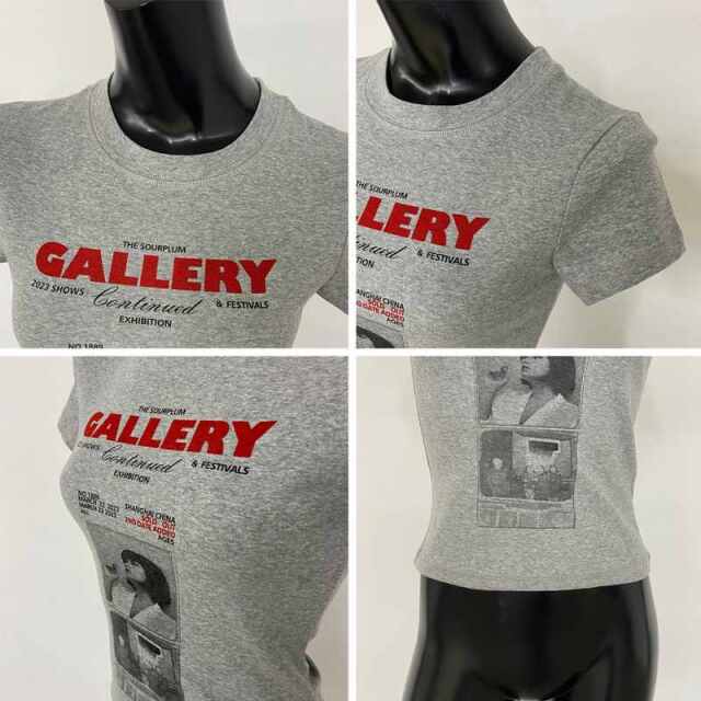 転写ロゴTシャツ