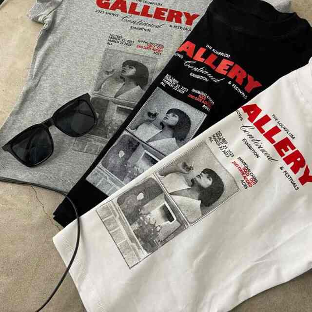 転写ロゴTシャツ
