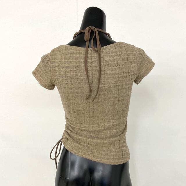 透かしドレープトップス